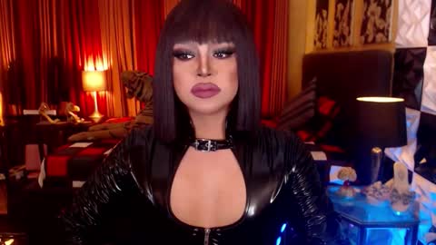 Snapshot of amazingfatcock_ts chatting on October 16, 11:32 am MISS JAZMINE QUEEN OF HELLFIRE online show from October 16, 11:32 am