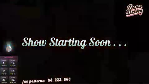 Dana Delvey online show from July 1, 11:38 pm