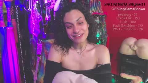 Snapshot of samanthasayten chatting on October 16, 6:18 pm Samantha SayTen online show from October 16, 6:18 pm