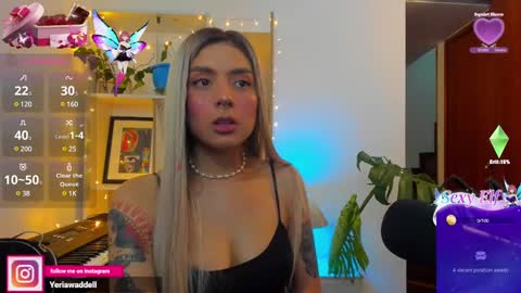 yeriawaddell  online show from December 10, 1:36 am