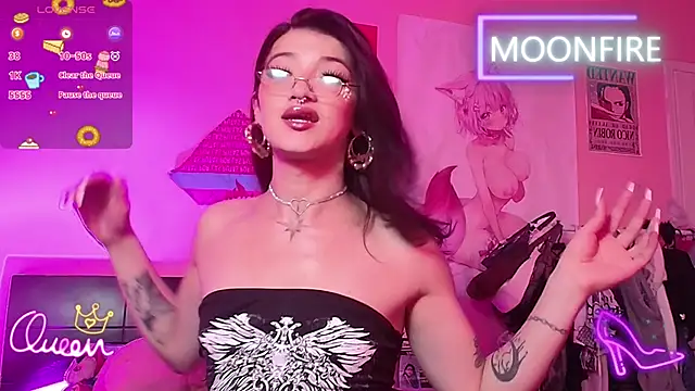 moonfiredancer online show from February 13, 12:45 pm