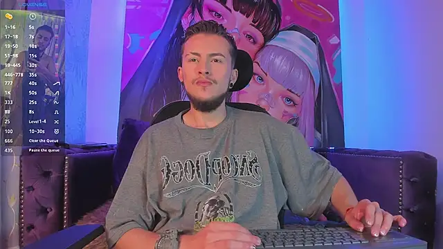  hairybeard  online show from February 16, 9:01 pm