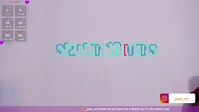 Snapshot of juanmiss chatting on October 15, 10:04 am juanmiss online show from October 15, 10:04 am