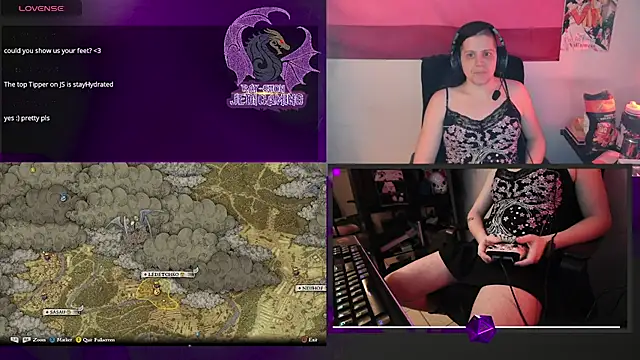 Rae-Suon online show from February 21, 1:11 am