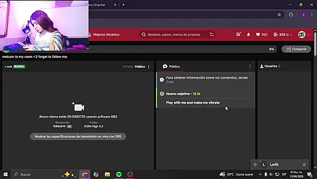 jazmin wolf online show from April 15, 1:16 pm