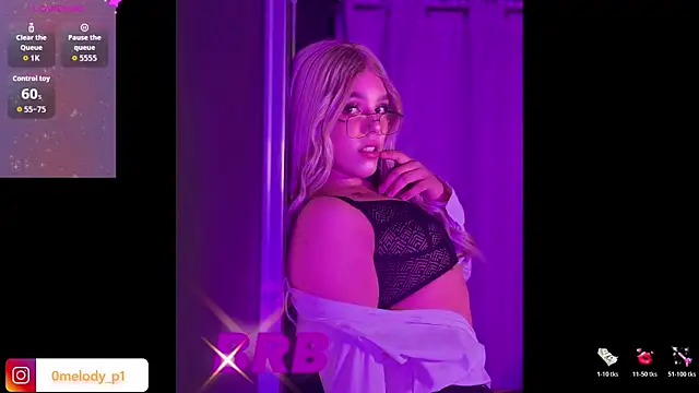 Melody p online show from August 4, 3:01 am